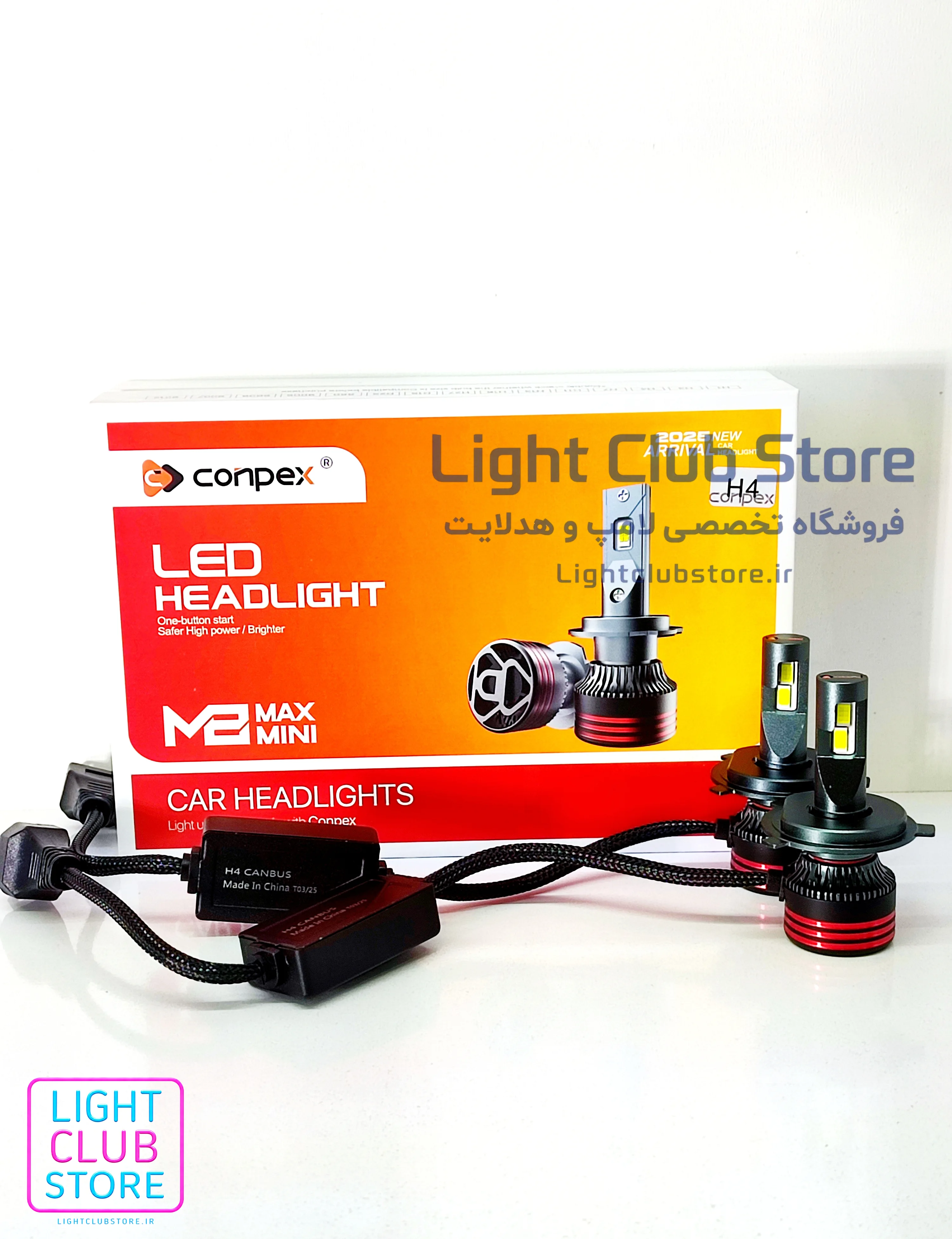 هدلایت برند conpex مدل M8 MAX MINI دو عددی گارانتی دار