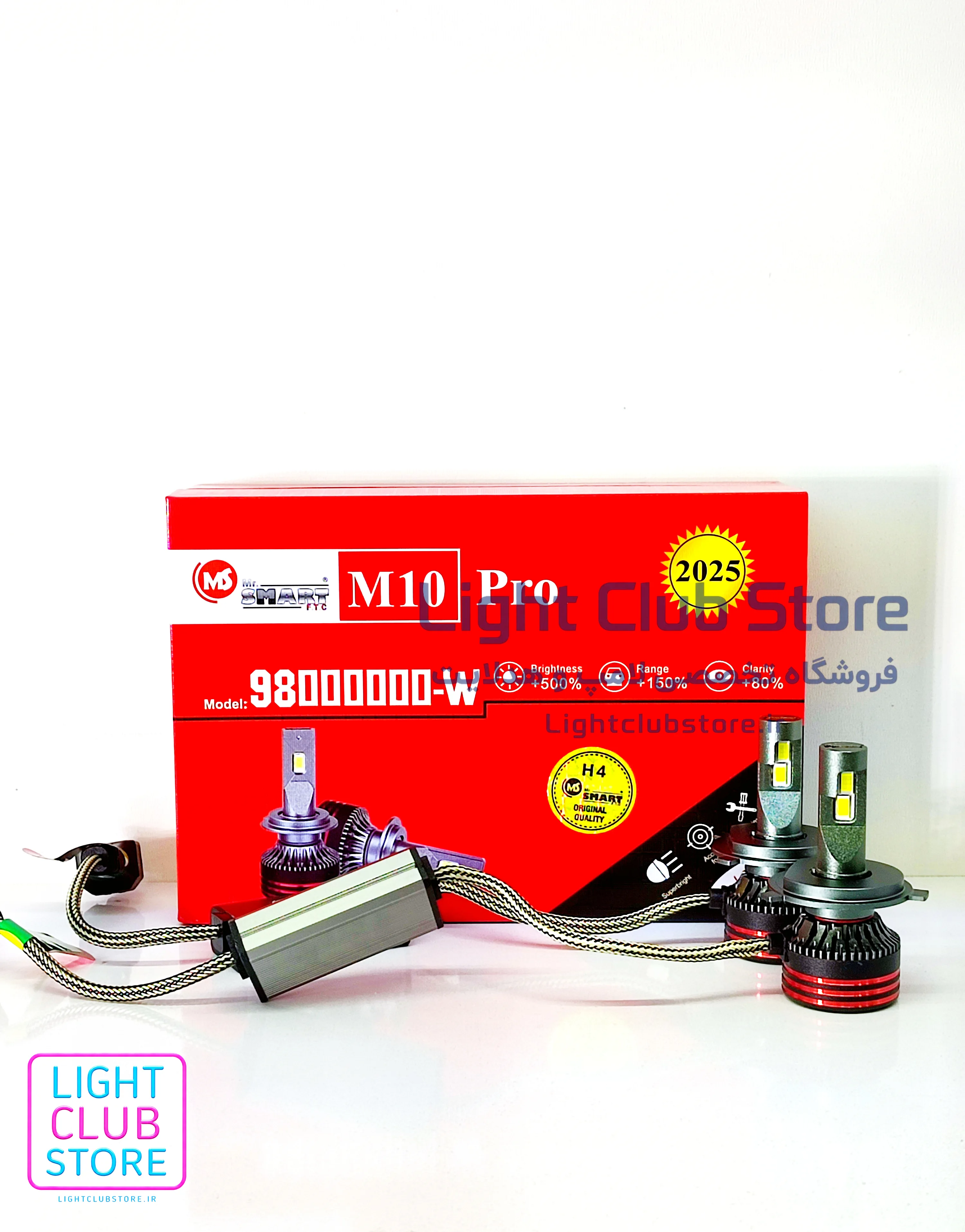 هدلایت برند MR.SMART مدل M10 Pro دو عددی گارانتی دار